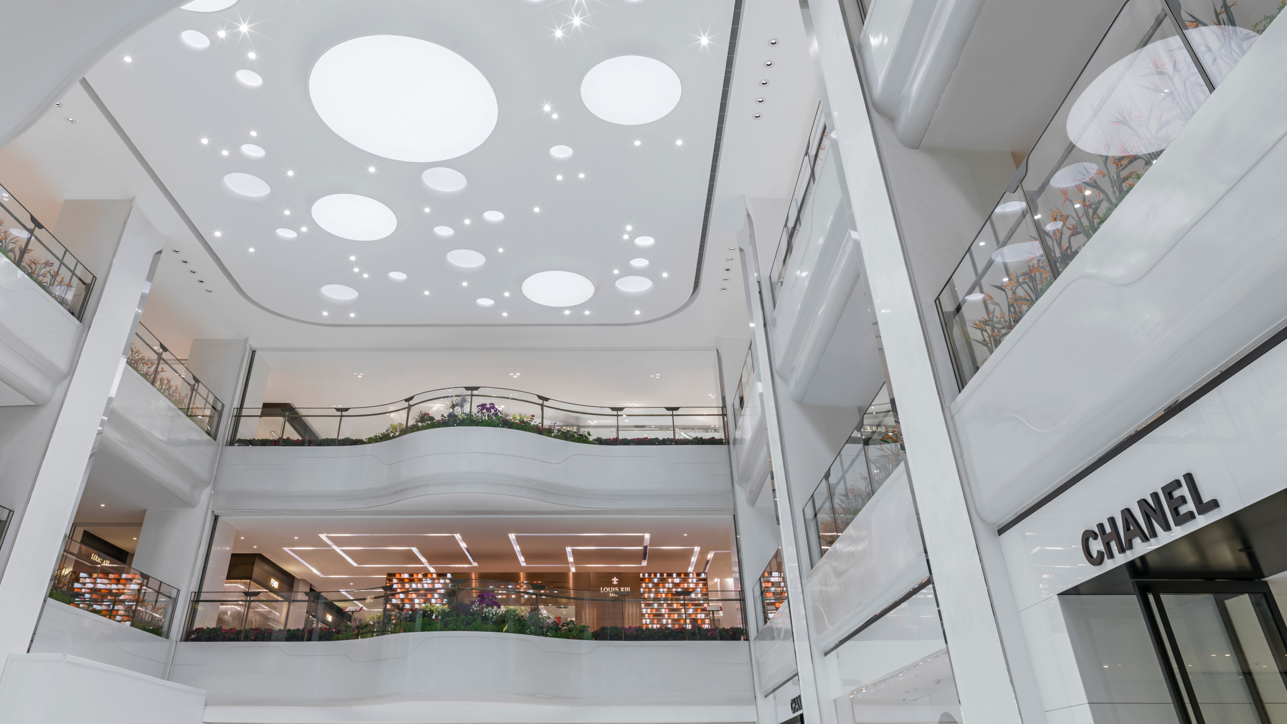 SKP Beijing design by Sybarite featuring the SKP Curve across the luxury department store interior